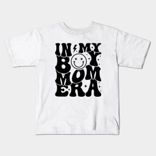 In My Boy Mom Era Shirt, Funny Mothers Day Kids T-Shirt